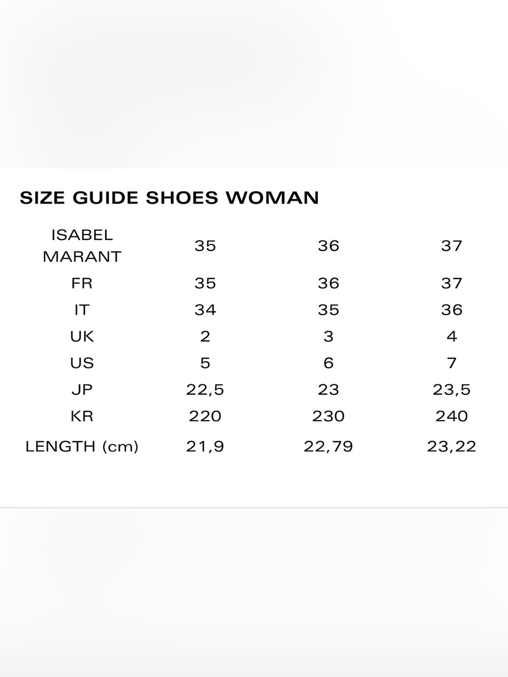 Isabel Marant Beth Low Top Calfskin Leather sneakers Size 37 (women’s size 7) - Picture 11 of 11